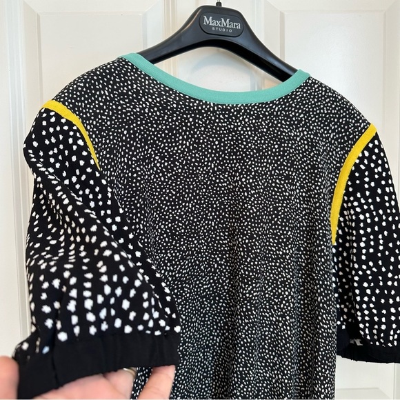 MaxMara label-cut Floral Contrast Trim Knit Top IT40 165/88A US4/6 Spring/Summer - Picture 11 of 16